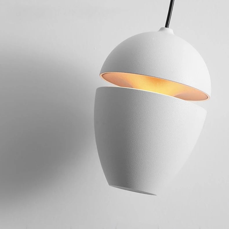 Simple Small 1-Light Bedside Pendant Light for Bedroom - Cueteks