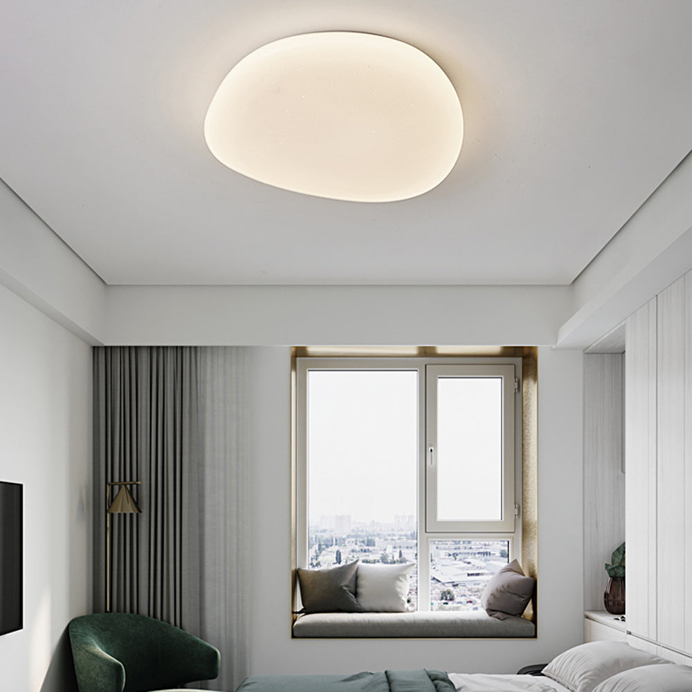 Quinn Flush Mount Deckenleuchte, Pebbles Form, ∅38/45/55cm - Cueteks