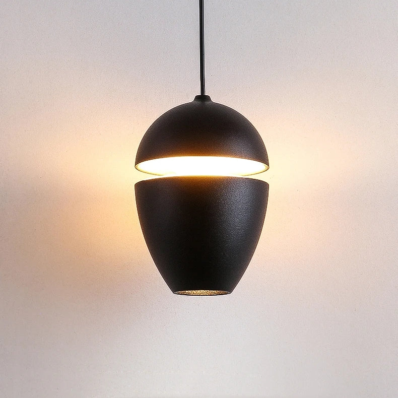 Simple Small 1-Light Bedside Pendant Light for Bedroom - Cueteks