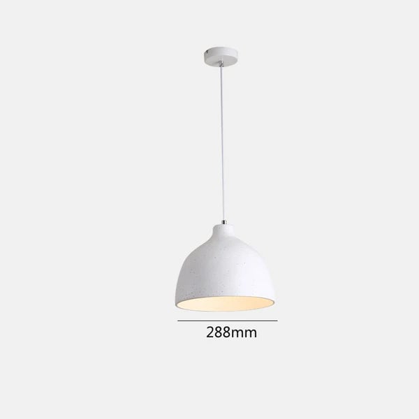 Resin Bowl Pendant Lamp Rustic Pendant Lighting - Cueteks
