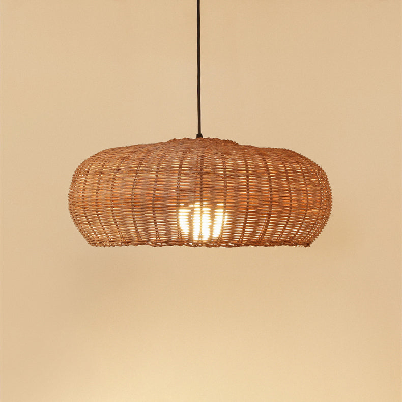 Unique Rattan Handmade Nordic Pendant Lampshades For Living Room - Cueteks