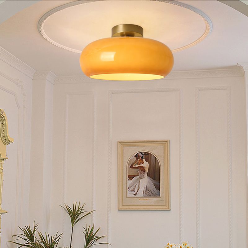 Vintage Round Glass Ceiling Lights - Cueteks