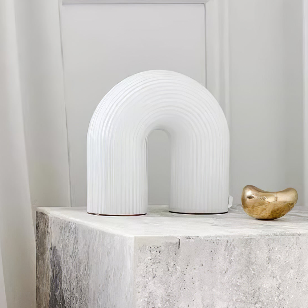 Unique Arch Metal Table Lamp - Cueteks