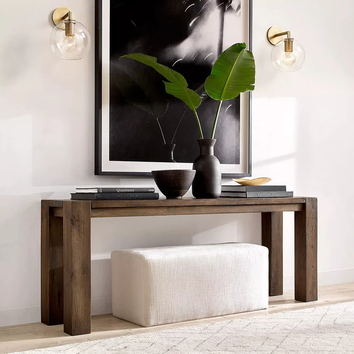Armed Retro Brass Wall Sconce - Cueteks