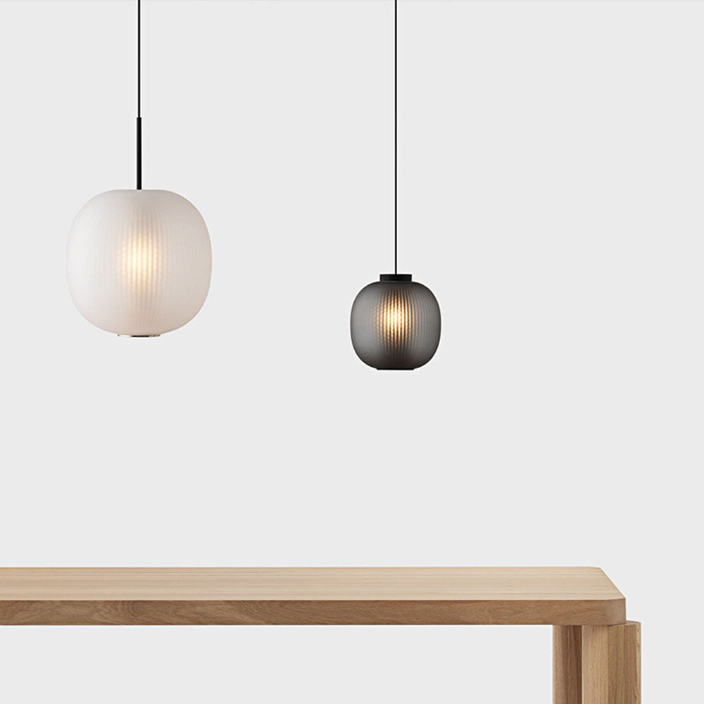 Retro Frosted Glass Lantern Pendant Light - Cueteks