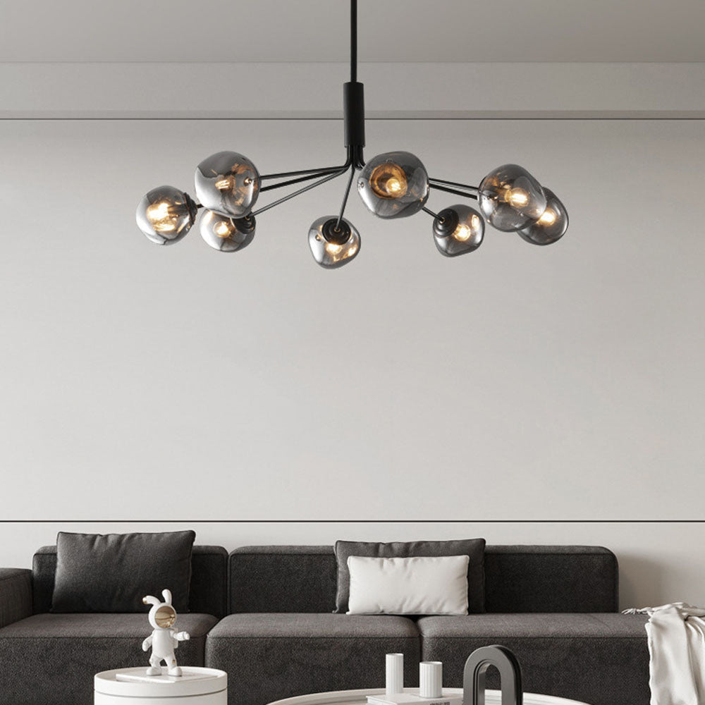 Modern Molecular Lava Glass Living Room Chandelier - Cueteks