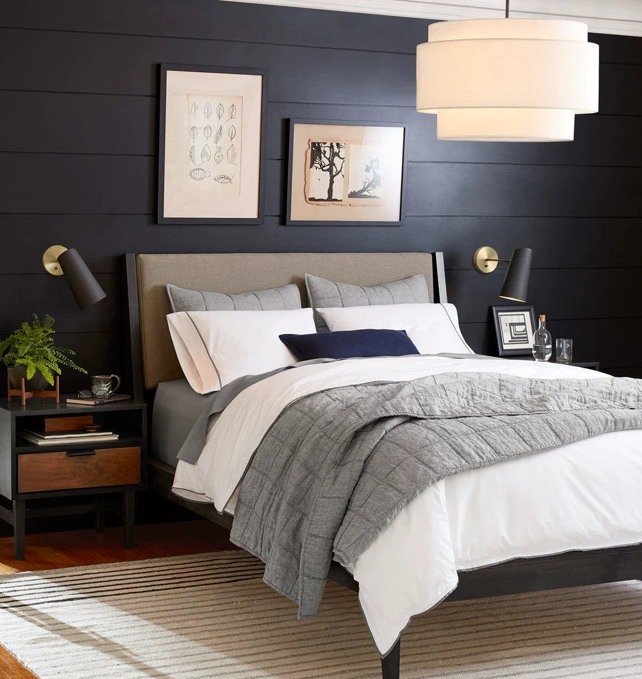 Beige Tiered Linen Drum Pendant Light - Cueteks