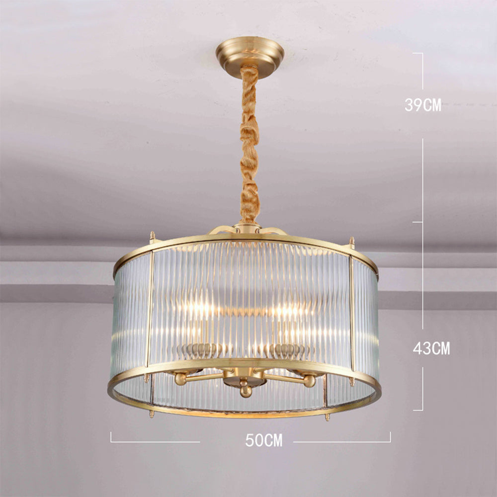 Modern Light Luxury Simple Glass Hanging Light - Cueteks
