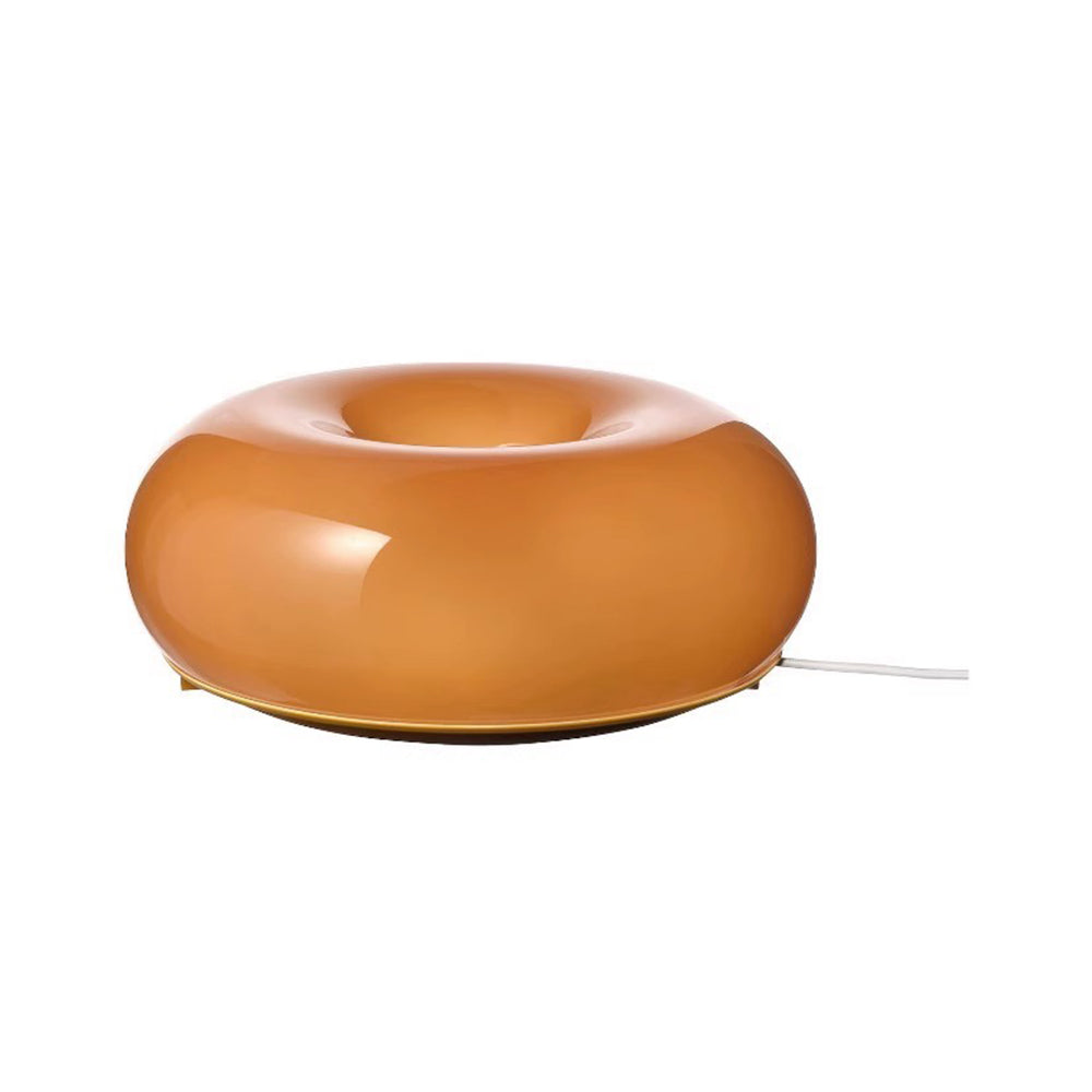 Cute Donut Lamp Orange / White Table Lamp - Cueteks