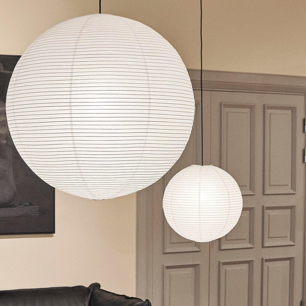 Vintage White Paper Pendant Lighting - Cueteks