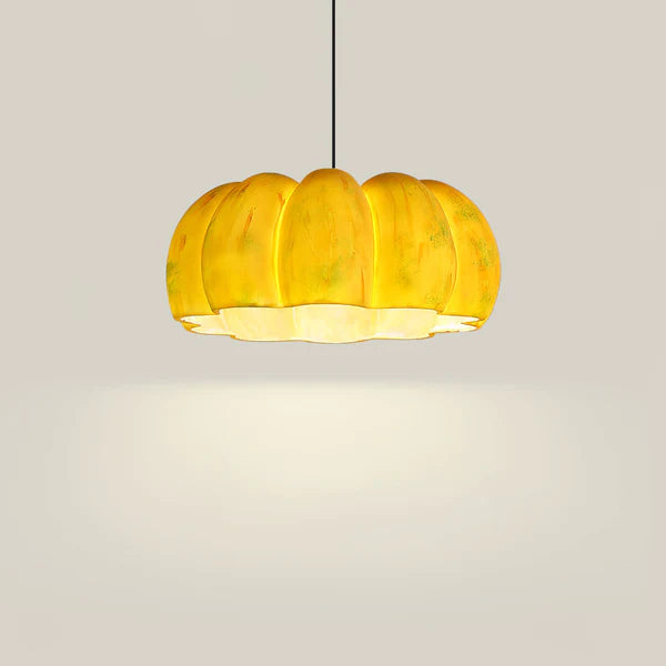 Eco-friendly Resin Pumpkin Pendant Light - Cueteks