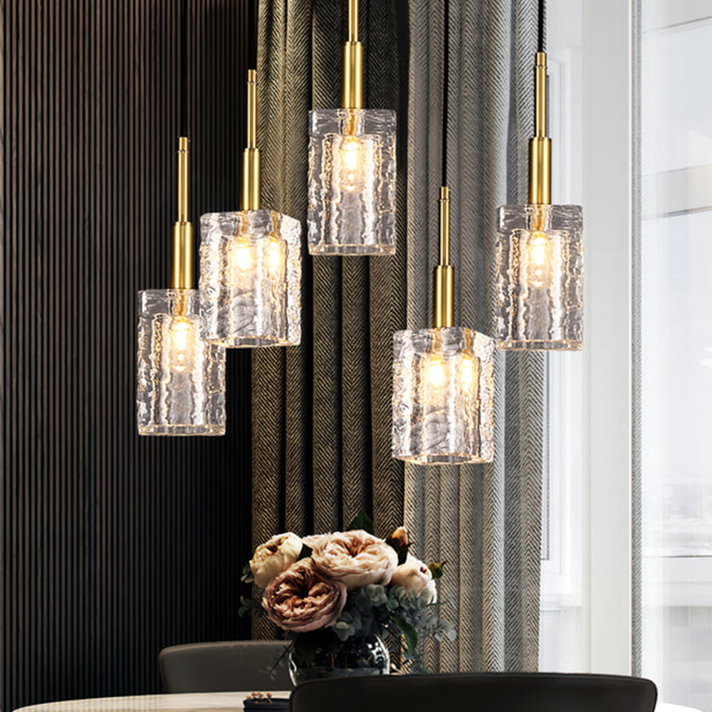 Romantic Shining Living Room Ambient Light Crystal Ceiling Hanging Lamps - Cueteks