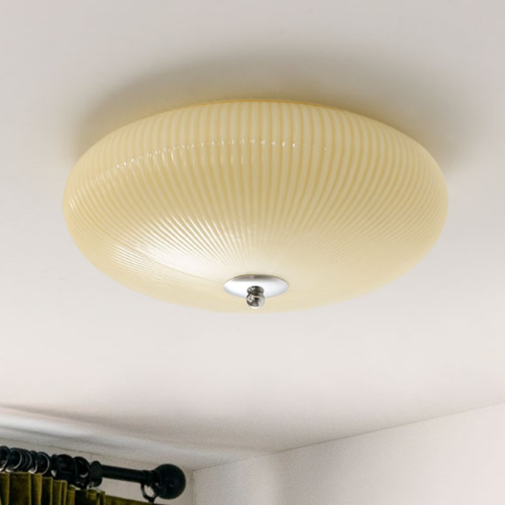 French Simple Glass Ceiling Lamps - Cueteks