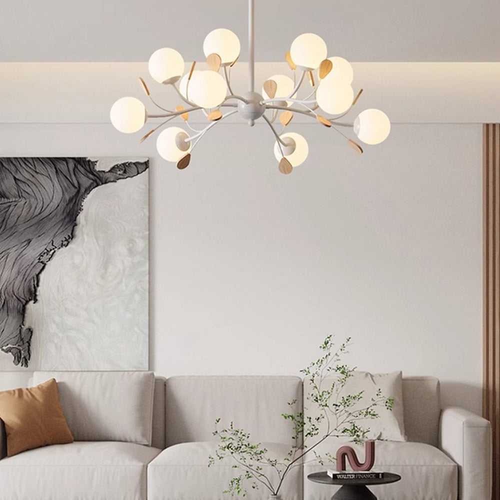 Modern Firefly Glass Chandelier - Cueteks
