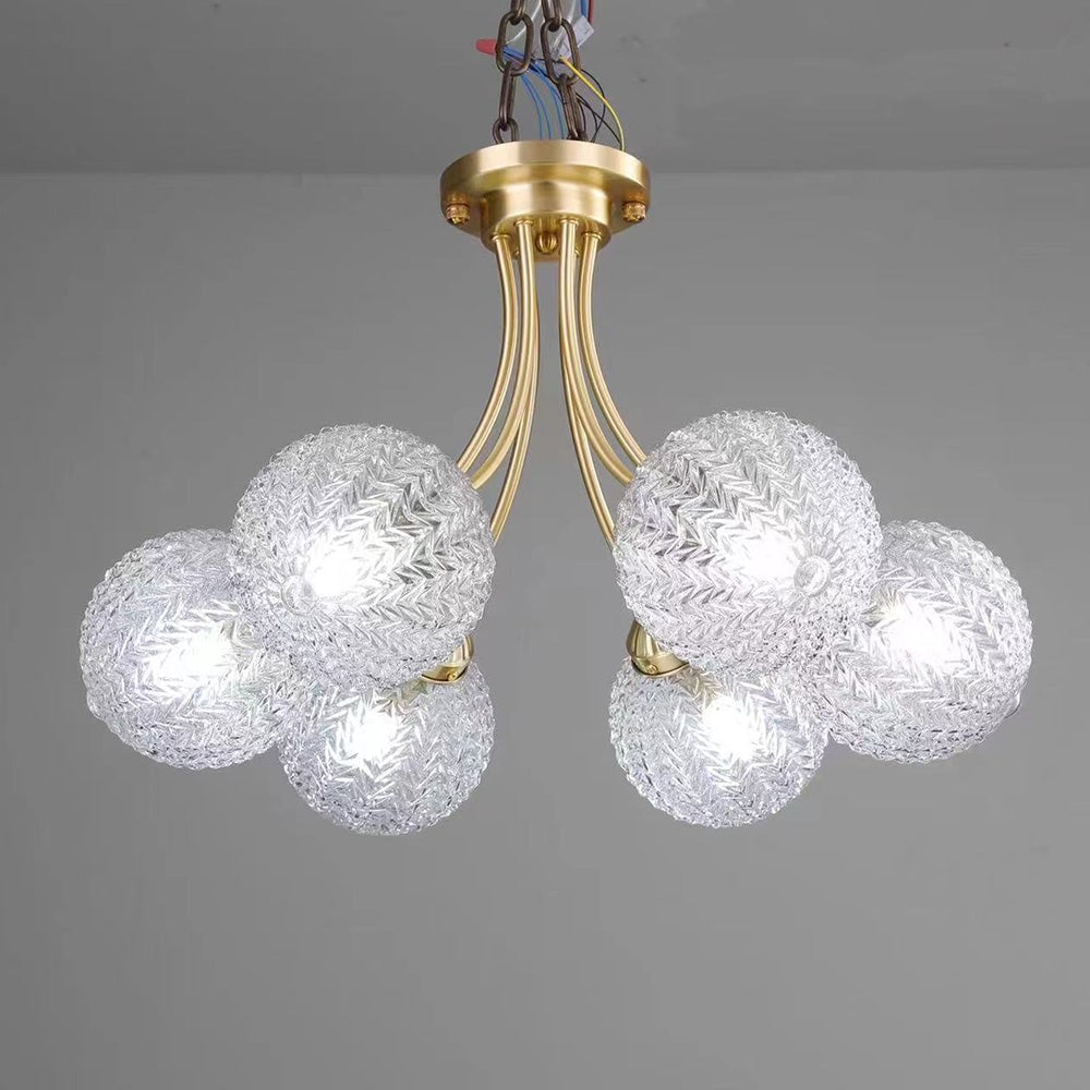 Mid Century Circle Metal Chandelier For Living Room - Cueteks