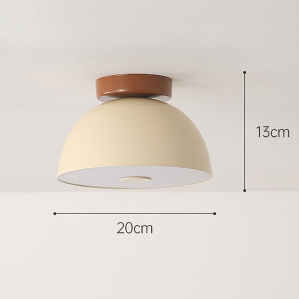 Cream Retro Iron Aisle Ceiling Lamp - Cueteks
