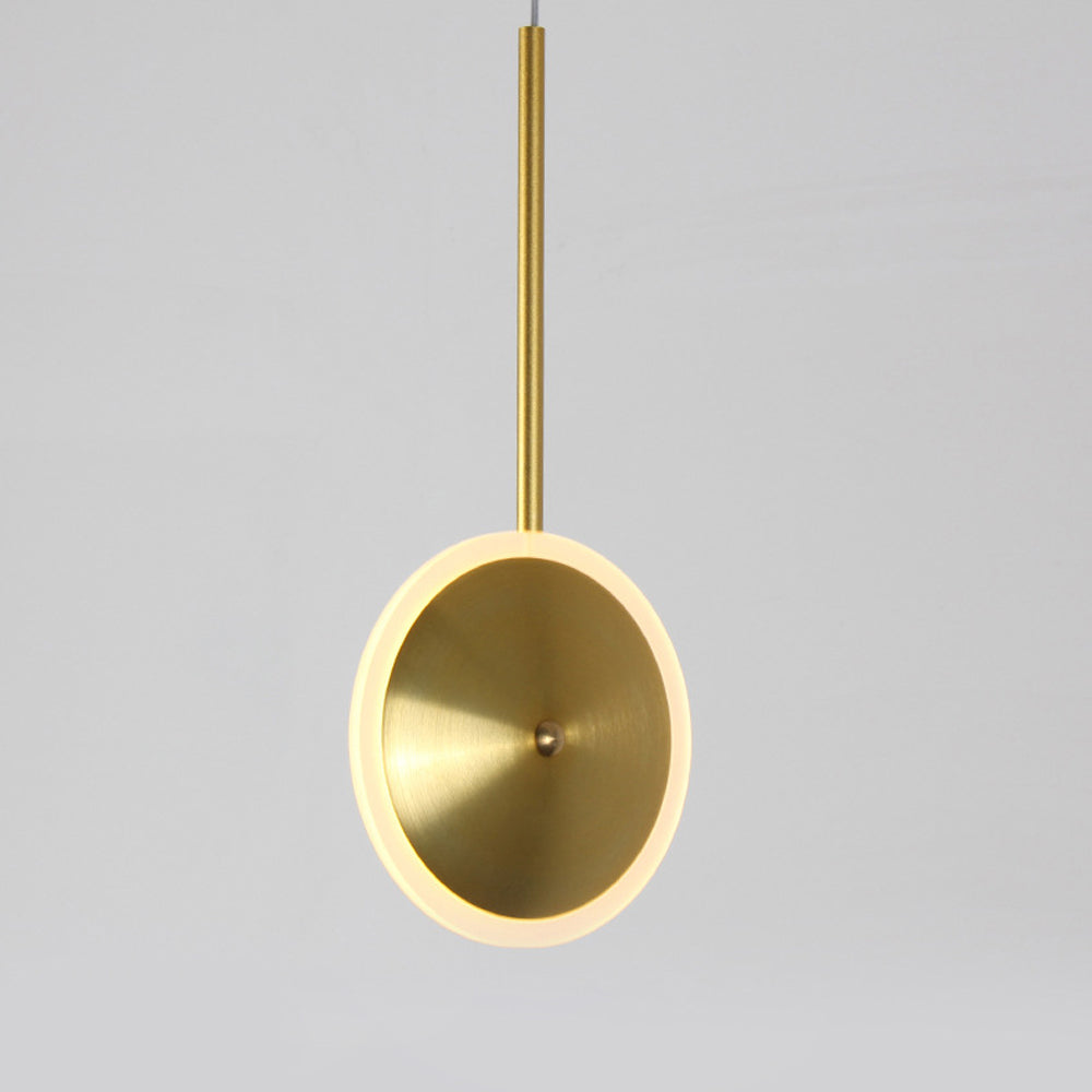 Modern Gold Chandelier Round Restaurant Lamps - Cueteks