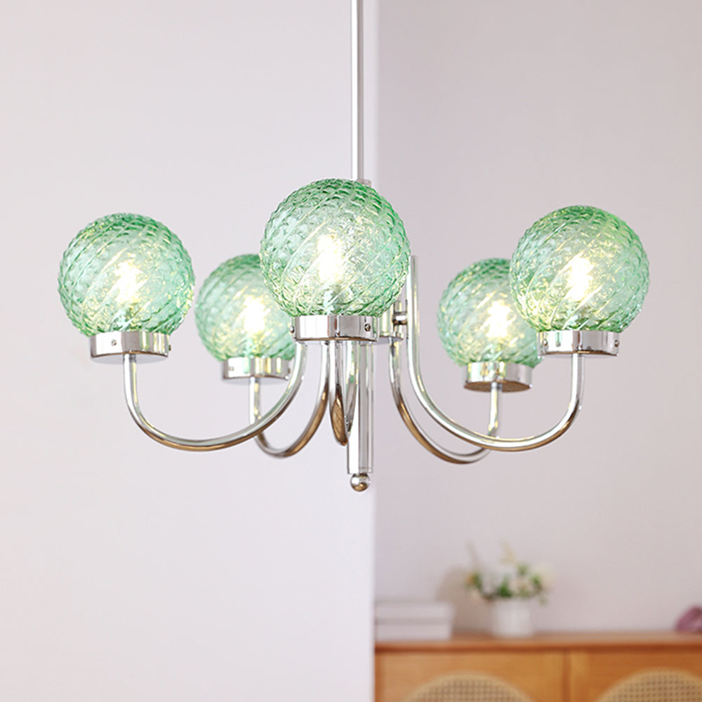 Light Luxury Glass Ball Bedroom Chandeliers - Cueteks
