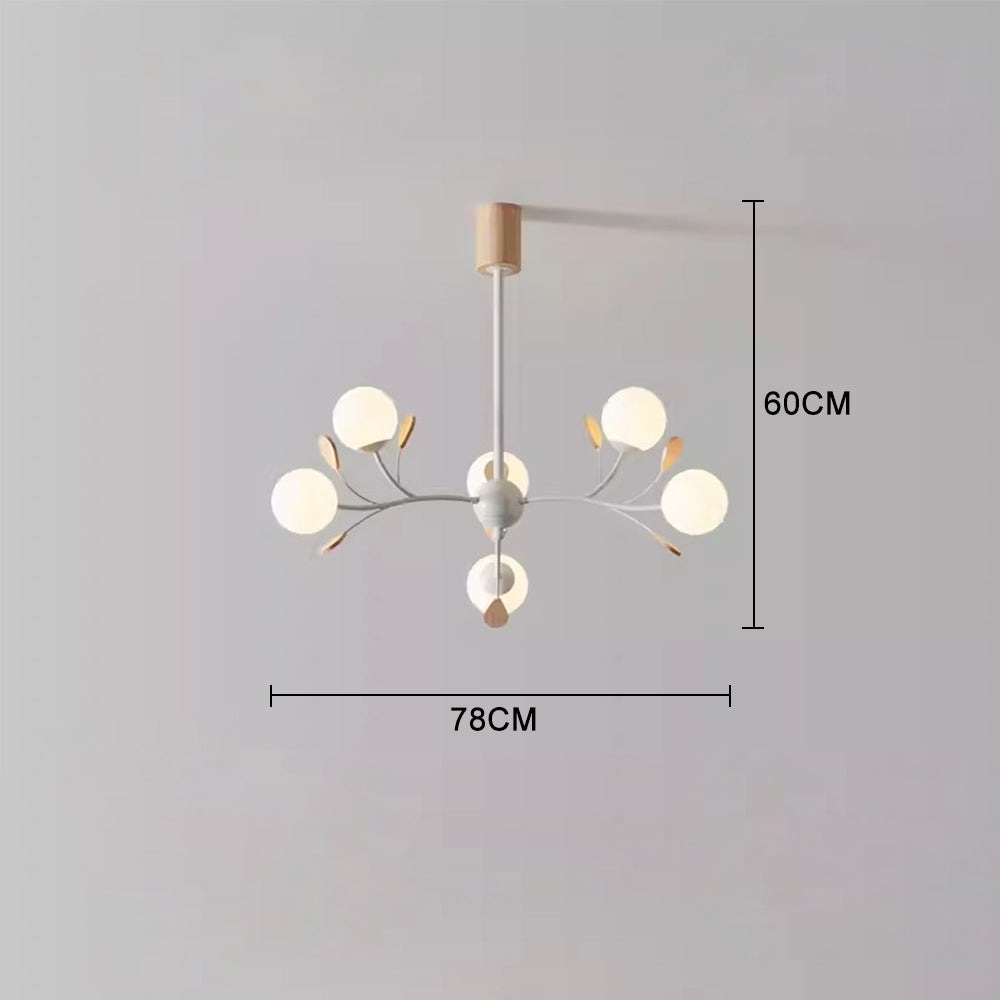 Modern Firefly Glass Chandelier - Cueteks