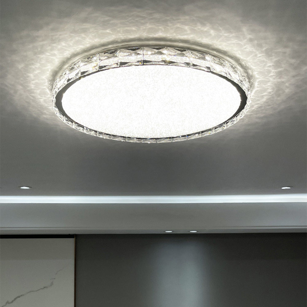 Luxury LED Dimmable Crystal Ceiling Lamp - Cueteks