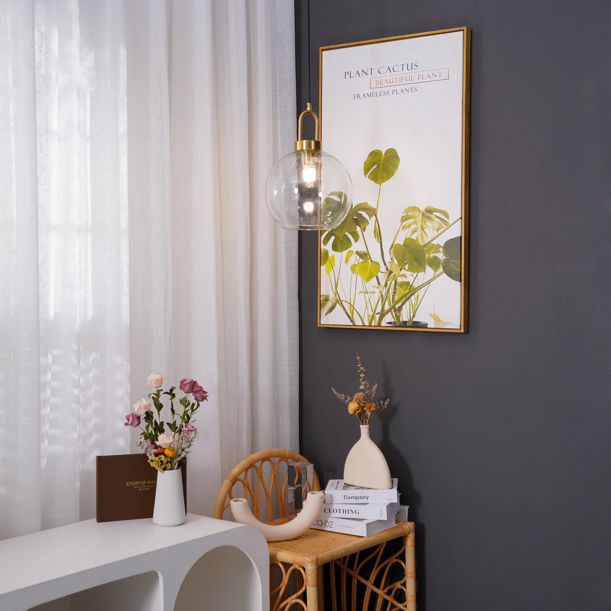 Glass Pendant Light - Cueteks