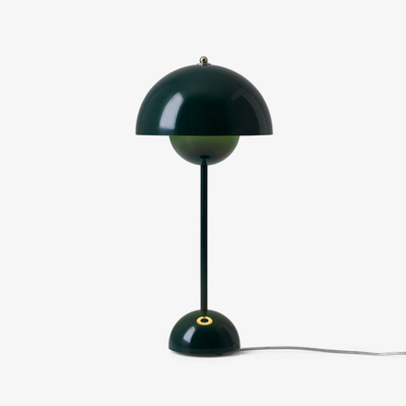 Morandi Mushroom Table Lamp, Rechargeable, Multi Colors, Metal - Cueteks