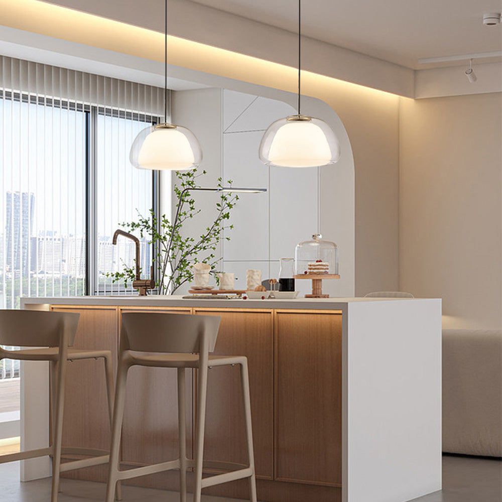 Nordic Modern Minimalist Glass Pendant Light - Cueteks