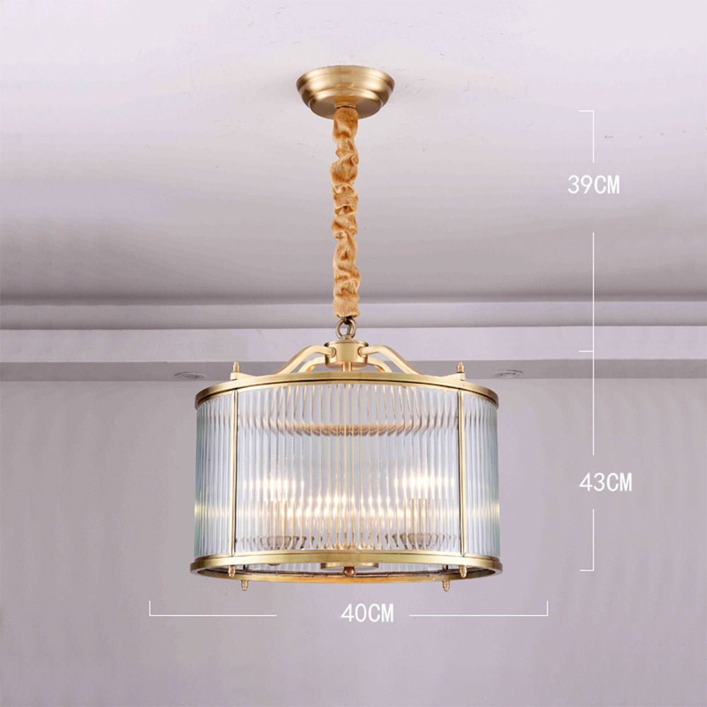 Modern Light Luxury Simple Glass Hanging Light - Cueteks