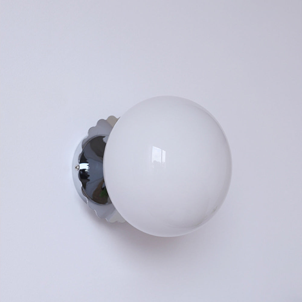Vintage Glass Round Head Wall Sconce - Cueteks