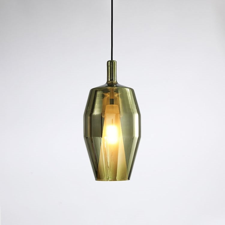 Modern Multicolored Glass Pendant Lamp for Dining - Cueteks