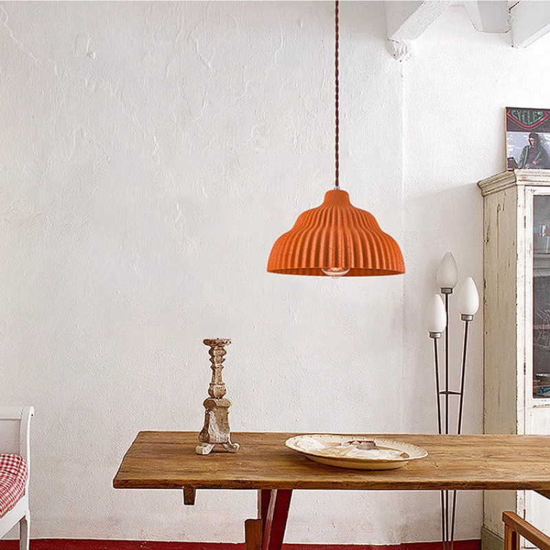 Wabi Sabi Art Resin Hanging Lamp for Dining Room - Cueteks