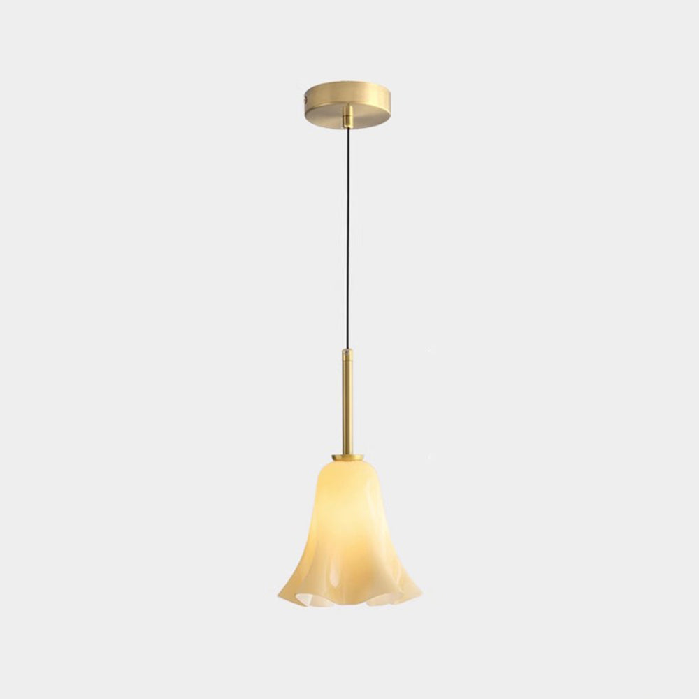 Vintage Glass Pendant Light For Bedroom - Cueteks