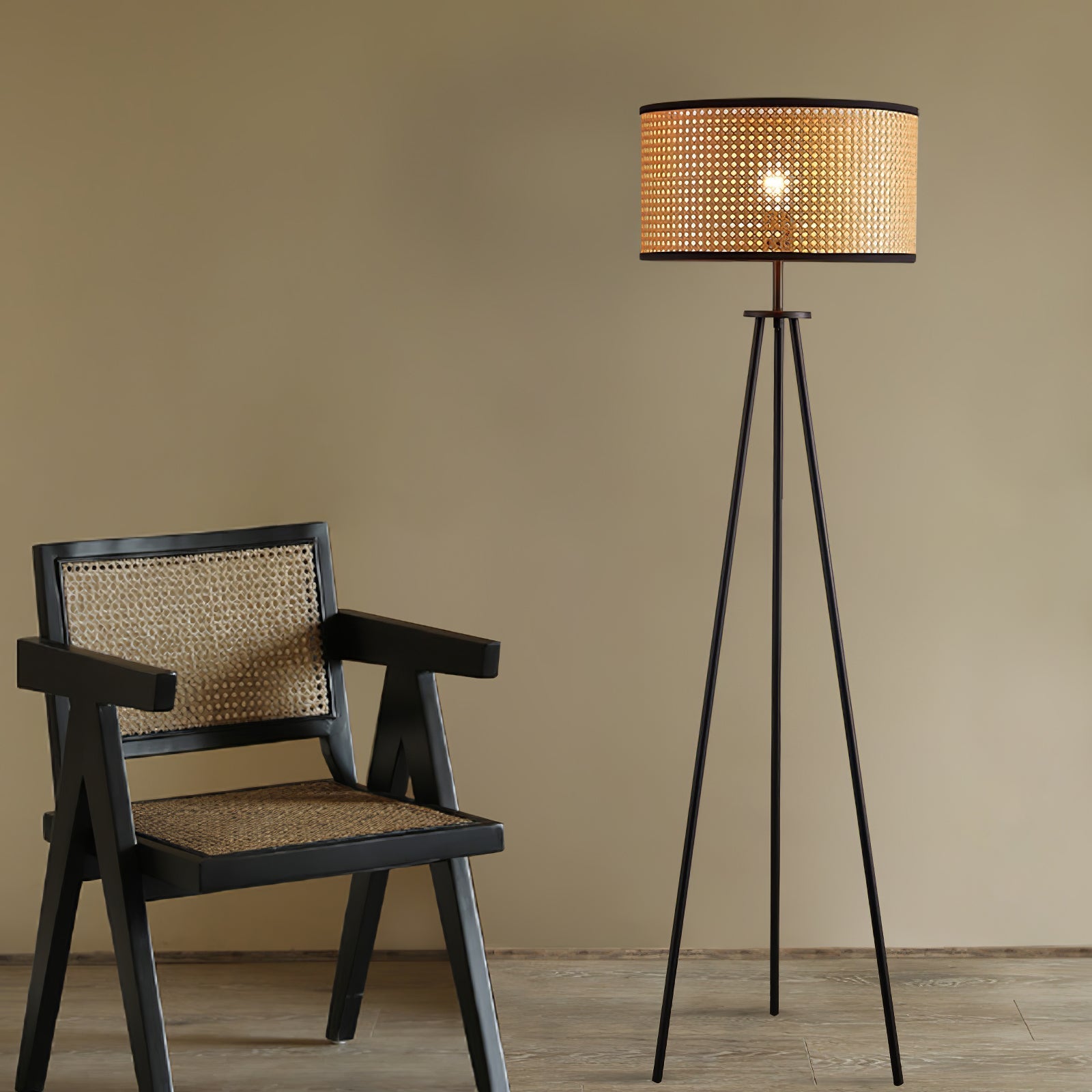 Wabi Sabi Nature Bamboo Floor Lamp - Cueteks