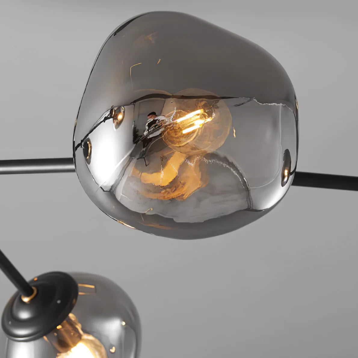 Modern Molecular Lava Glass Living Room Chandelier - Cueteks