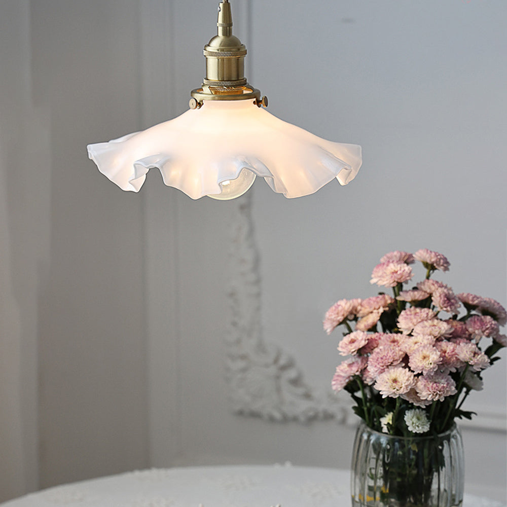 Nordic Kitchen Island Vintage Glass Hanging Light - Cueteks