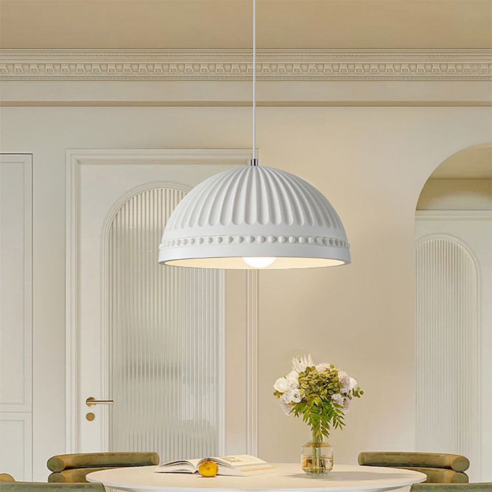 Cream Style Resin Creative Pendant Light - Cueteks