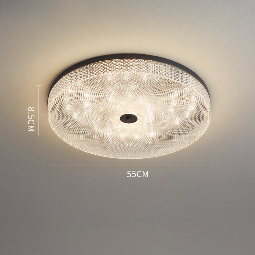 Modern Simple Crystal Copper Ceiling Light - Cueteks