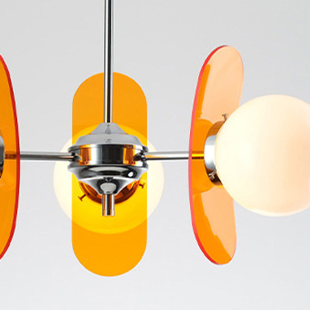 Modern Acrylic Art Deco Pendant Light For Living Room - Cueteks
