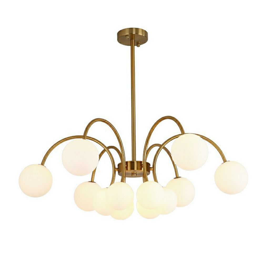 Modern Gold Sputnik Shape Chandelier - Cueteks