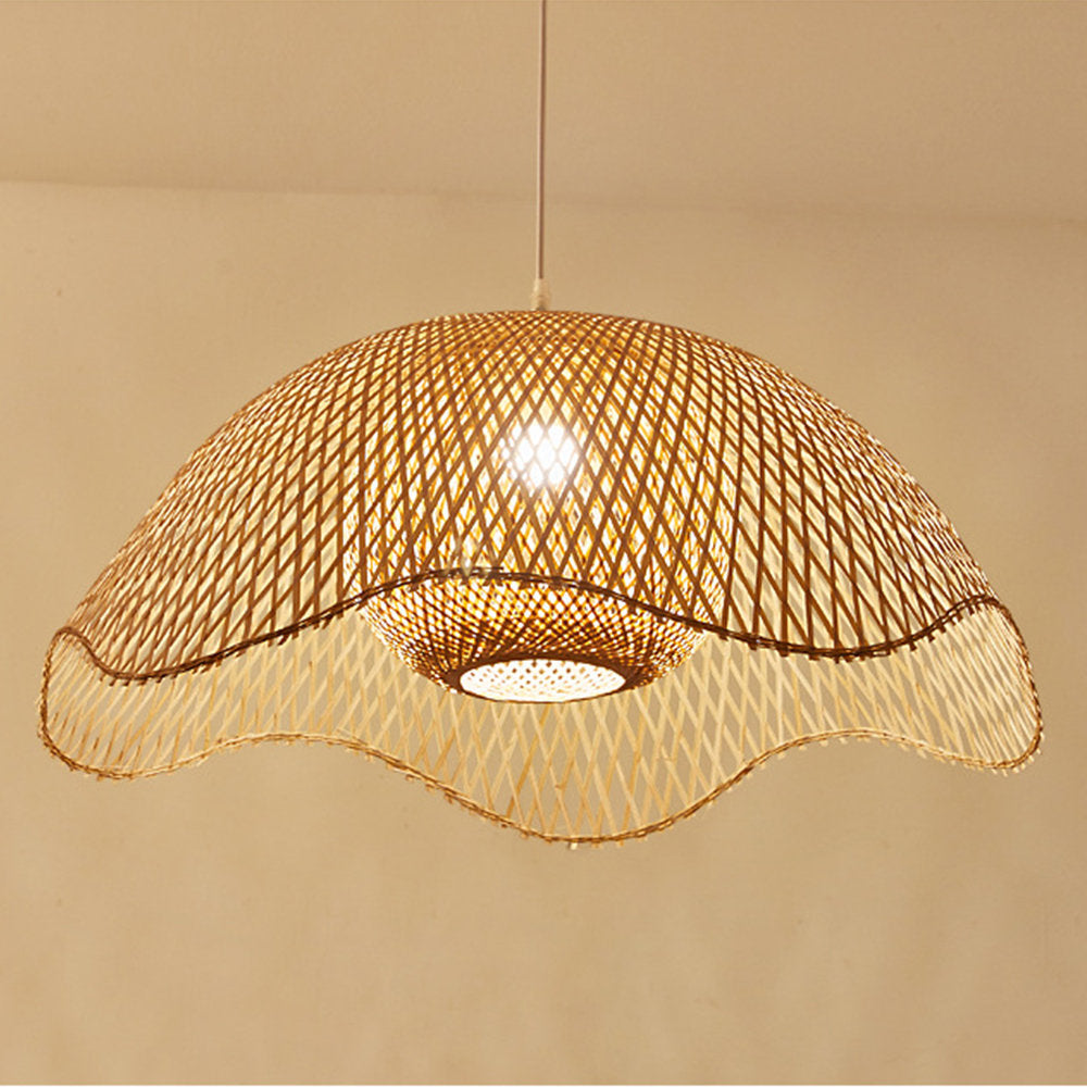 Bamboo Woven Hanging Lighting - Cueteks