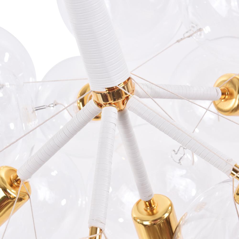 Large Glass Bubble Chandelier for Living Room - Cueteks