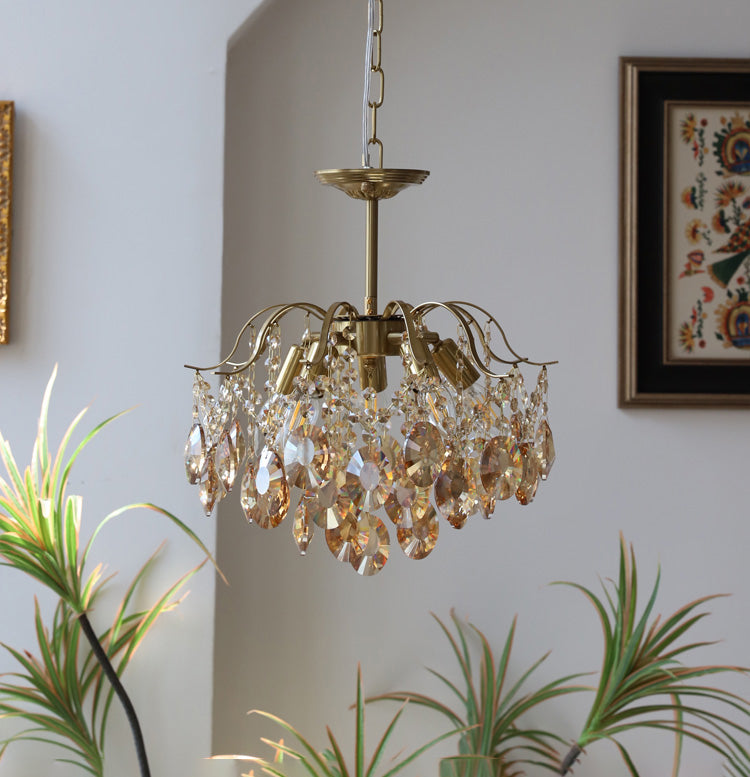 French Light luxury Romantic Crystal Chandelier - Cueteks