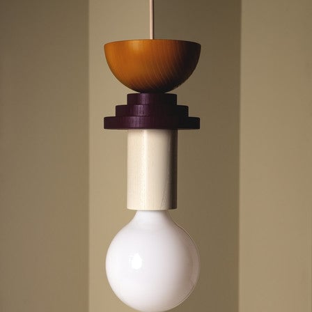 Design Colored Wood Blocks Pendant Light - Cueteks