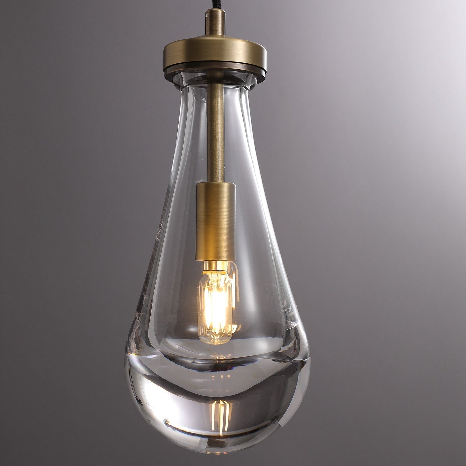 Modern Art Deco Raindrop Chandelier - Cueteks