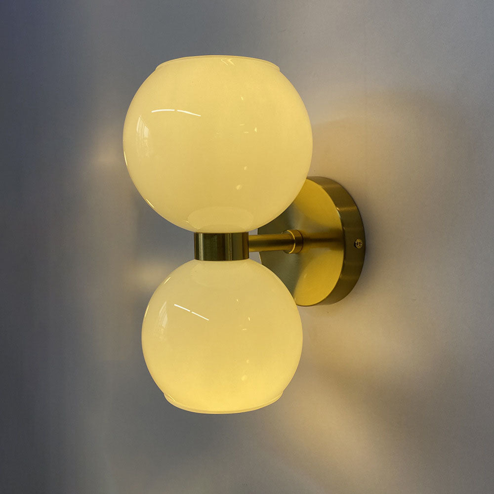 Creative Modern 2 Heads Glass Wall Lamp - Cueteks