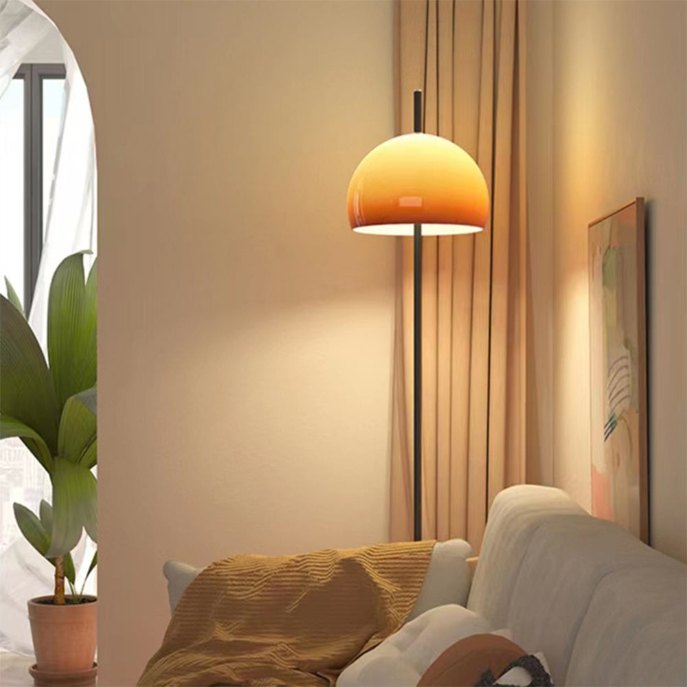 Bauhaus Mushroom Shape Medieval Vintage Glass Floor Lamp - Cueteks