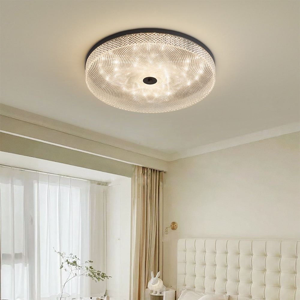 Modern Simple Crystal Copper Ceiling Light - Cueteks