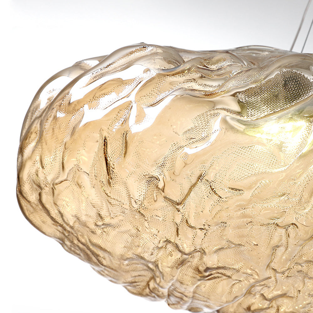 Stylish Glass Cloud Shape Pendant Light Indoor Fixture Decorative Light - Cueteks