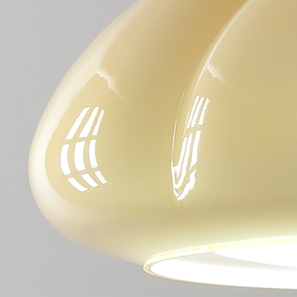 Vintage Glass Pumpkin Pendant Light - Cueteks