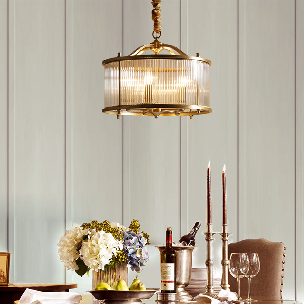 Modern Light Luxury Simple Glass Hanging Light - Cueteks